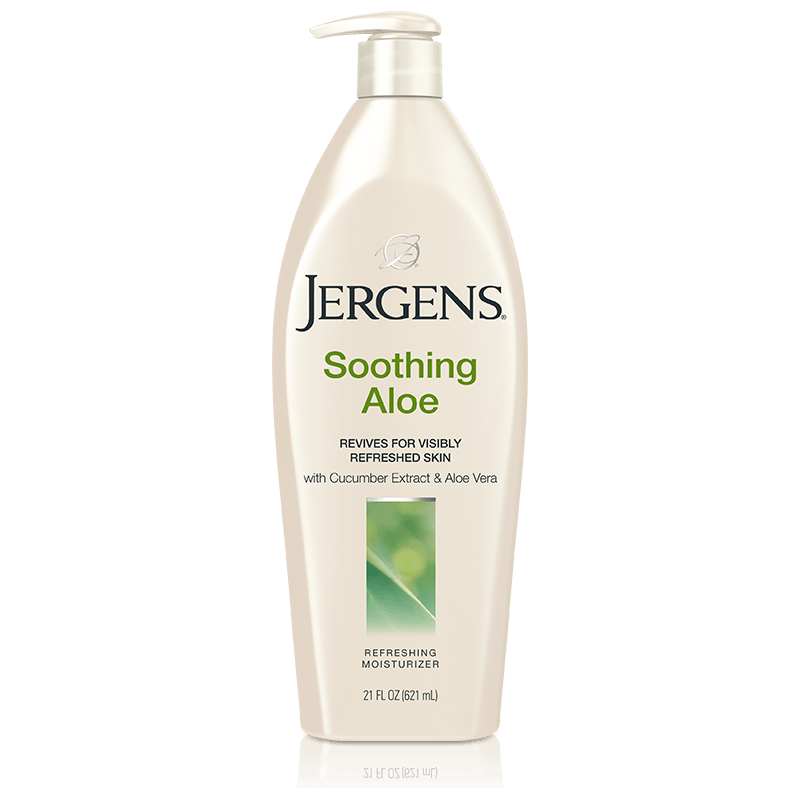 Jergens Soothing Aloe Refreshing Moisturizer 21 Oz 621 Ml Jolie Cosmetics