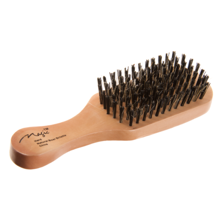 Hard Boar Bristle Brush - Club Brush “Hard Wave Brush” + Comb