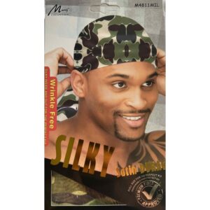 Silky Satin Durag - Military Satin Bonnet